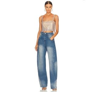 🆕 Audrina top in gold